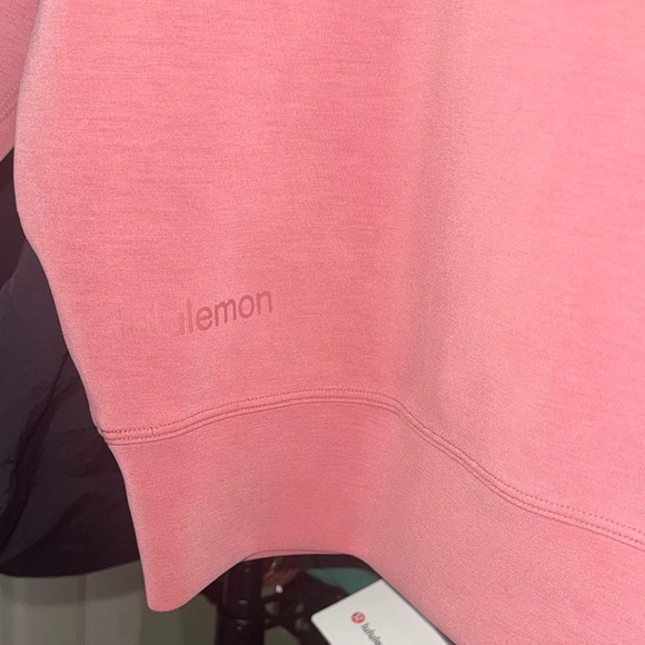 Lululemon Perfectly Oversized Cropped Crew *Softstreme 6/Spiced Chai - Picture 6 of 9